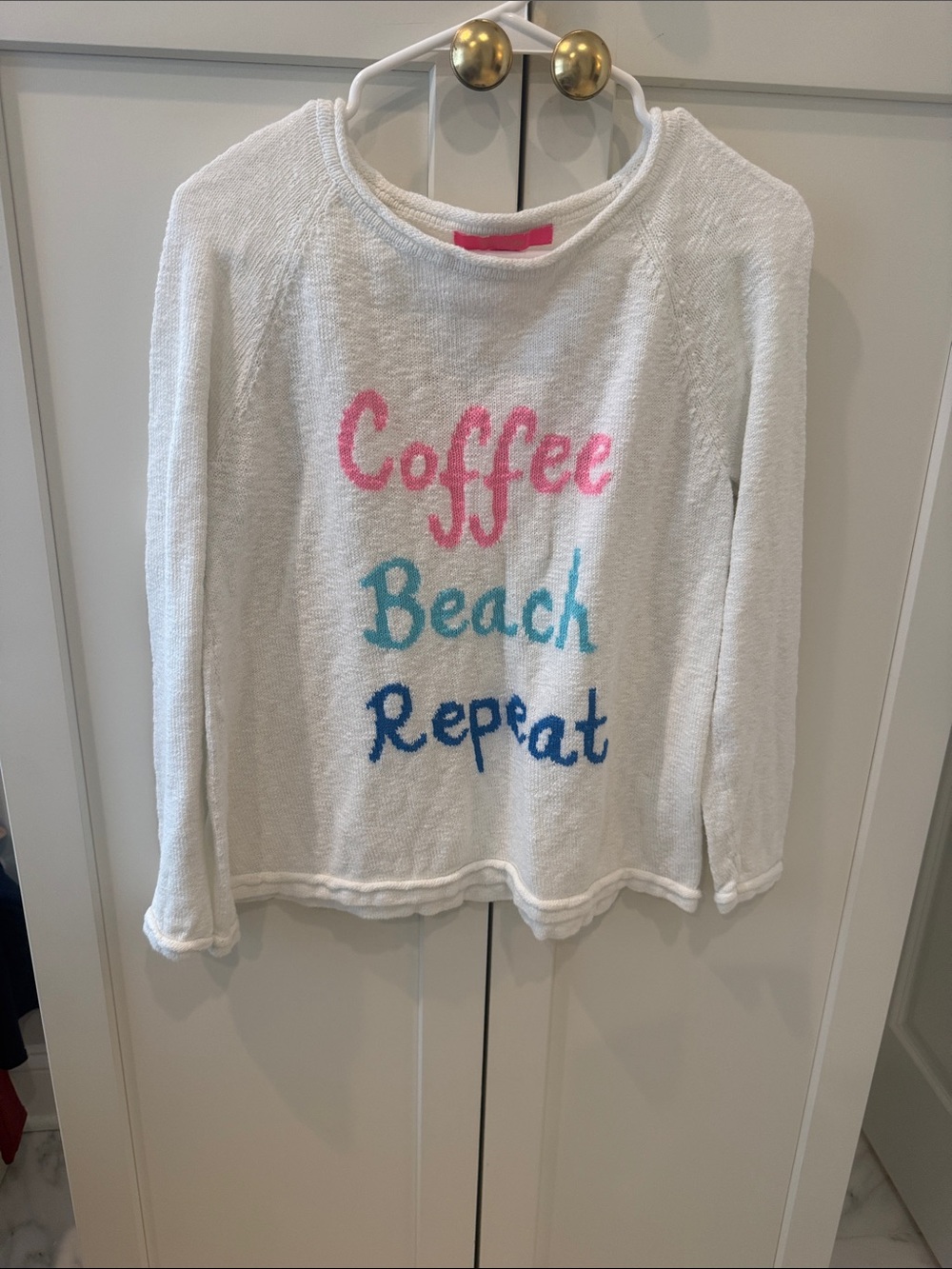 Lily Pulitzer white light weight sweater